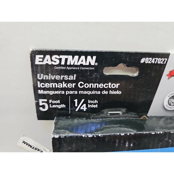 Eastman • 5' Ice Maker Connector Hose • 1/4" Inlet (0247027, PN: 98516) [D5] - Picture 2 of 12
